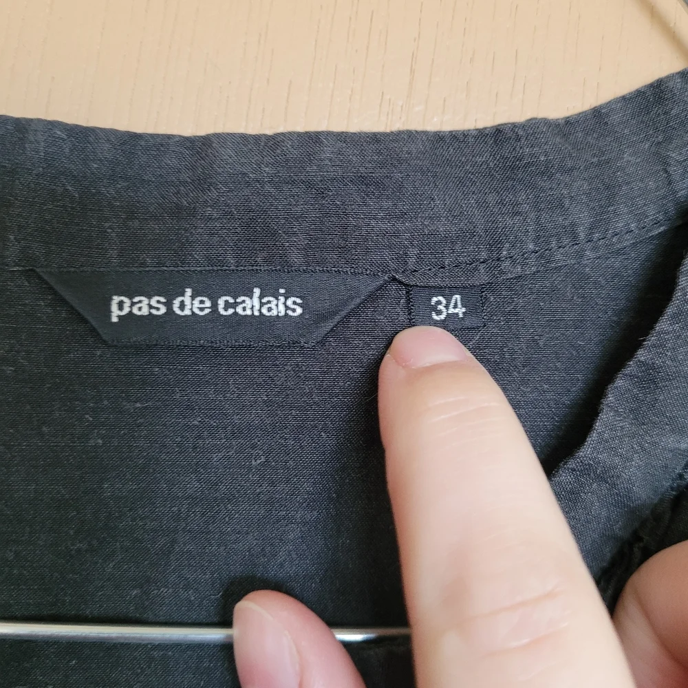 Pas de Calais grey linen midi dress - Picture 8 of 9